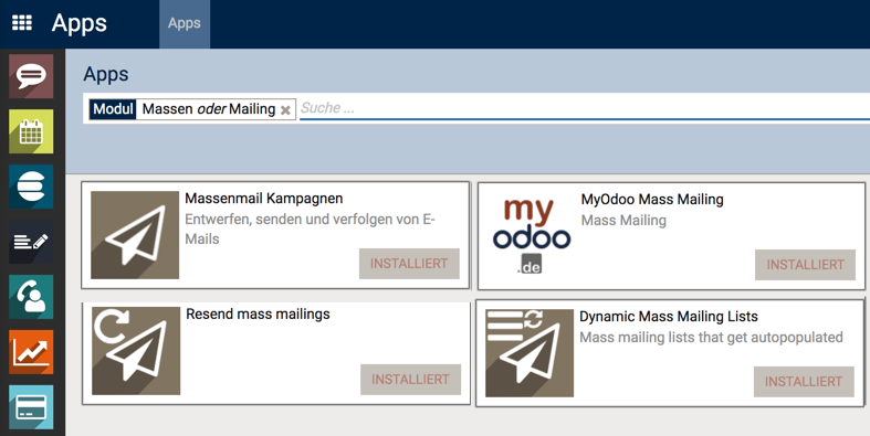 Odoo Massenmailing