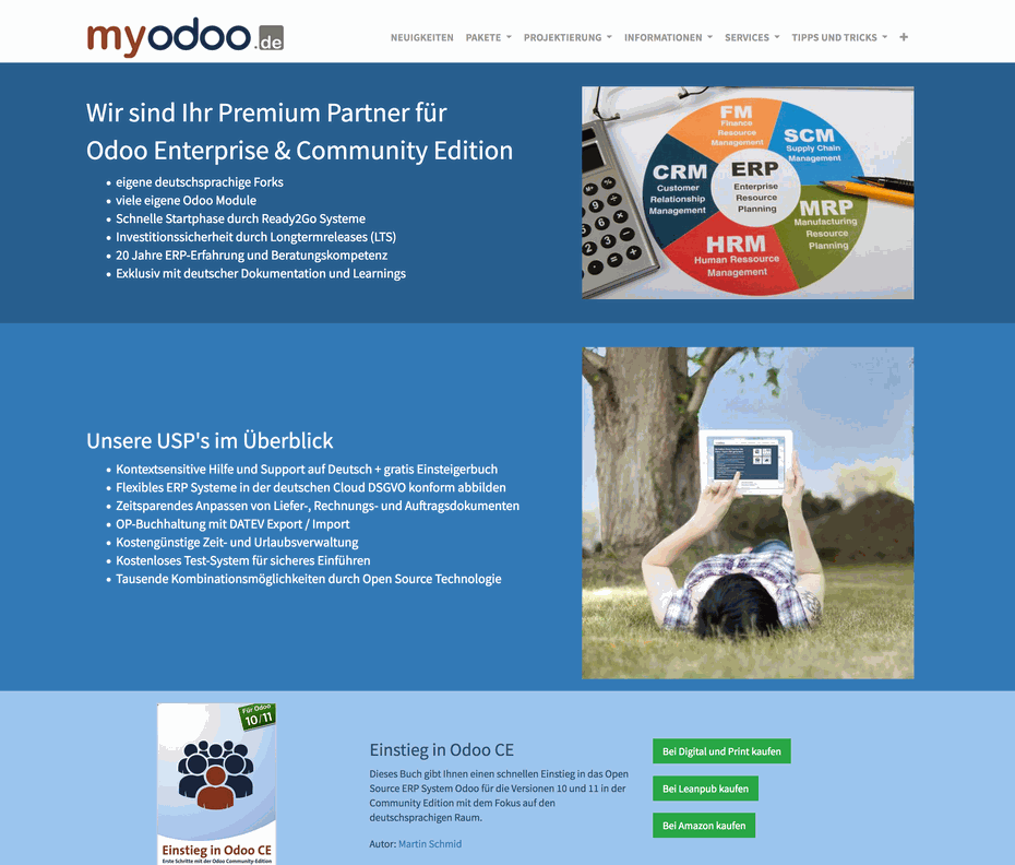 MyOdoo website