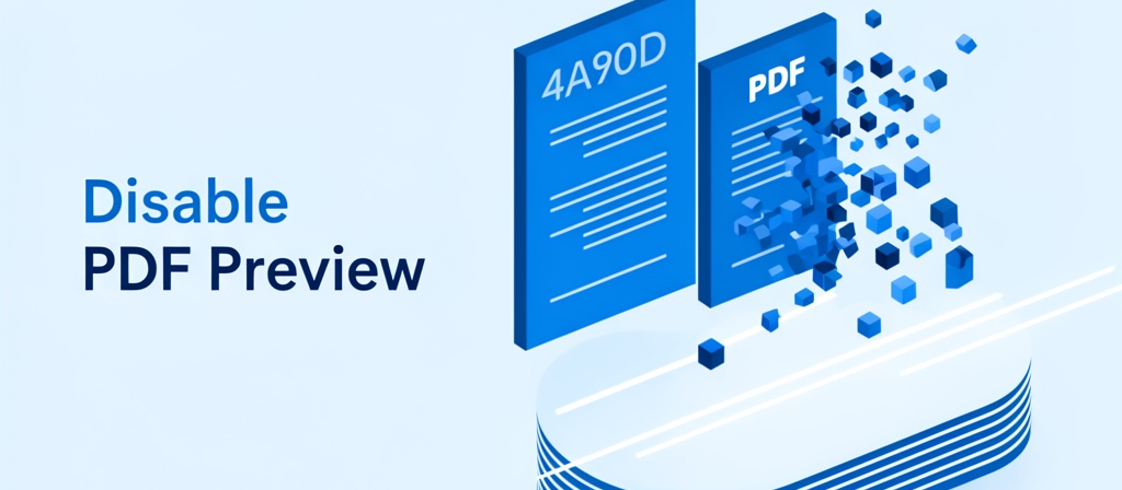 Disable PDF Preview