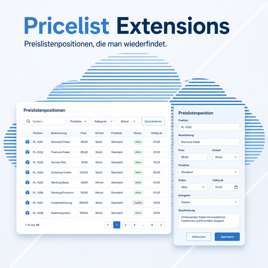 Pricelist Extensions