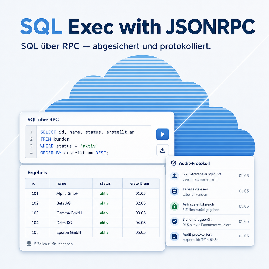SQL Exec with JSONRPC