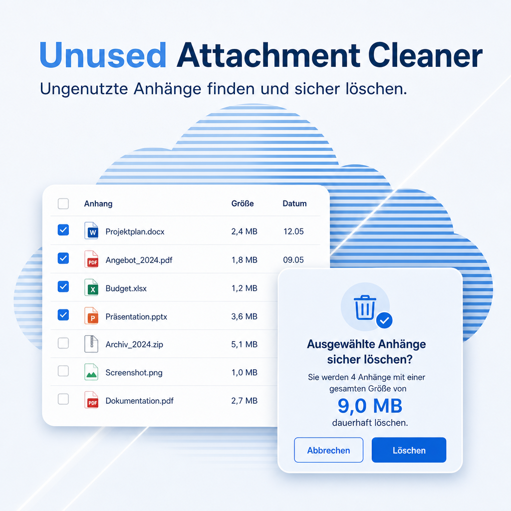 Unused Attachment Cleaner