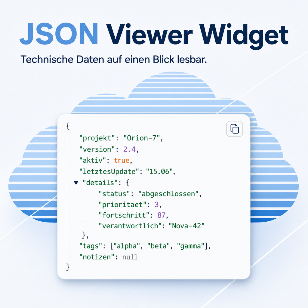 JSON Viewer Widget