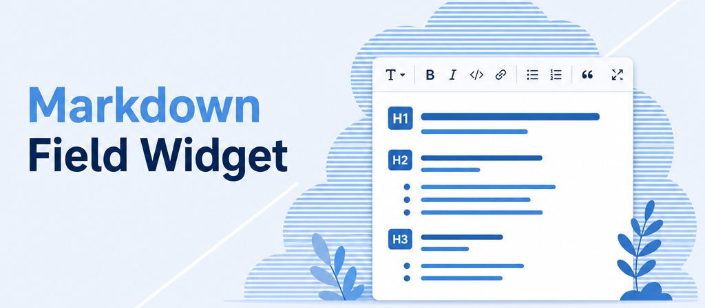 Markdown Field Widget