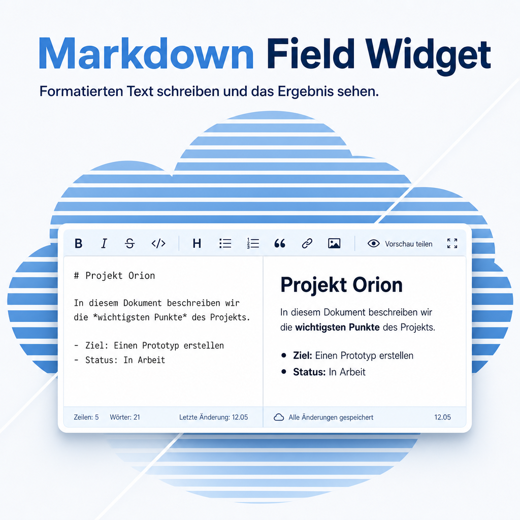 Markdown Field Widget