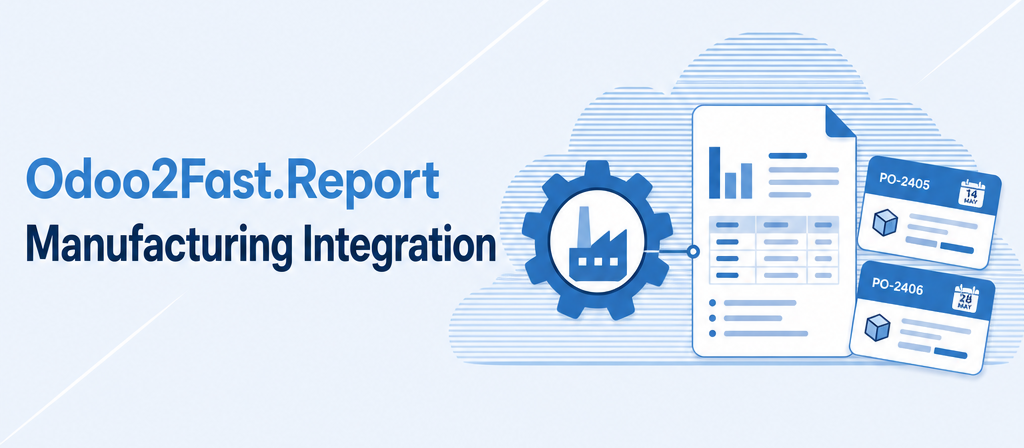 Odoo2Fast.Report Manufacturing Integration