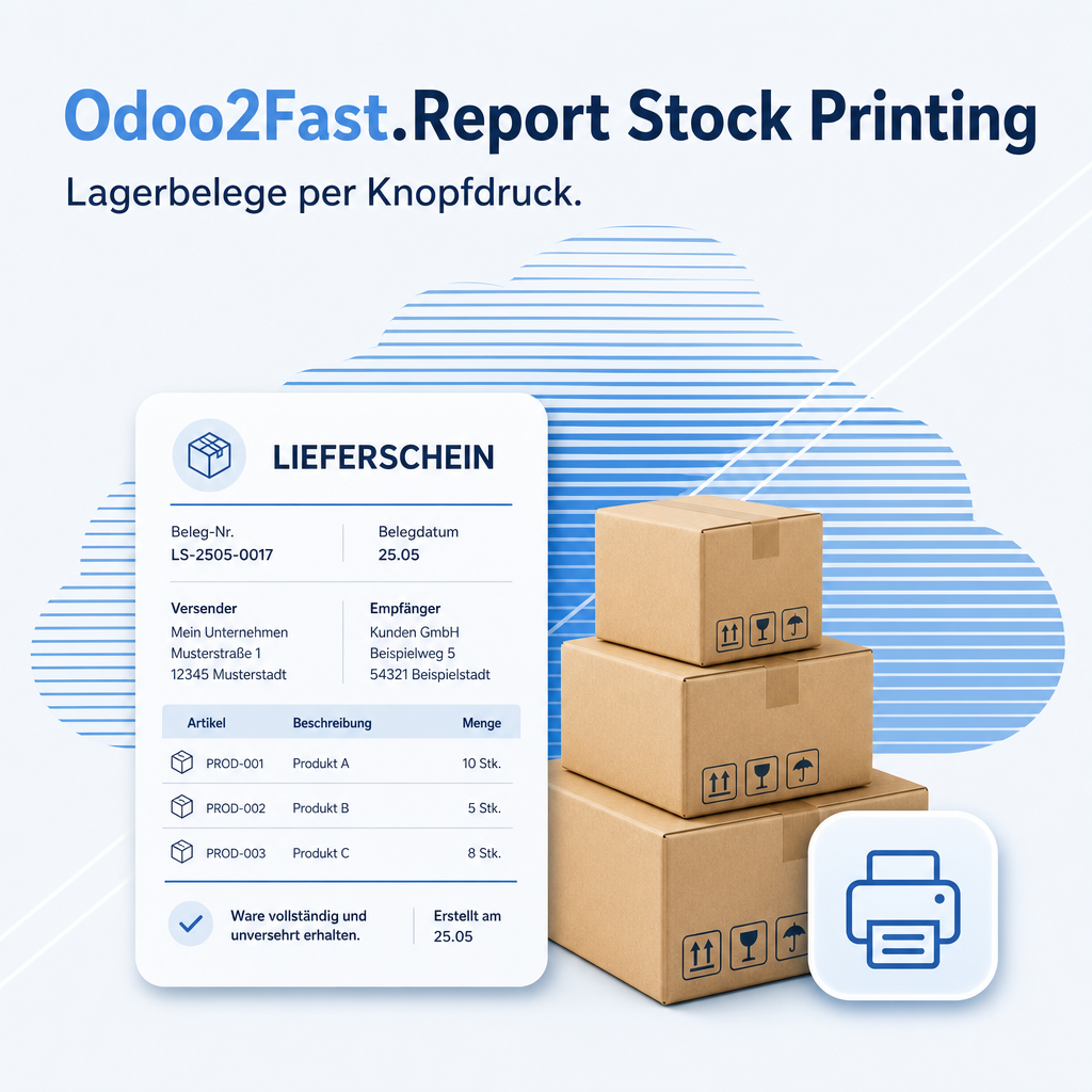 Odoo2Fast.Report Stock Printing