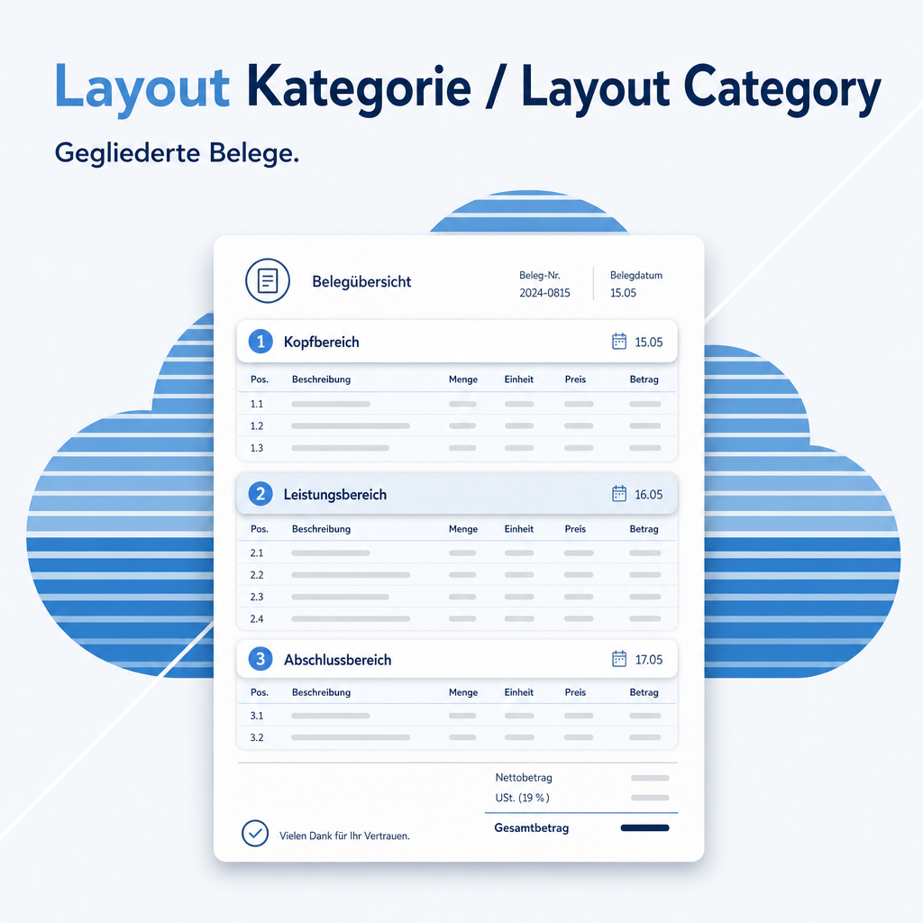 Layout Kategorie / Layout Category