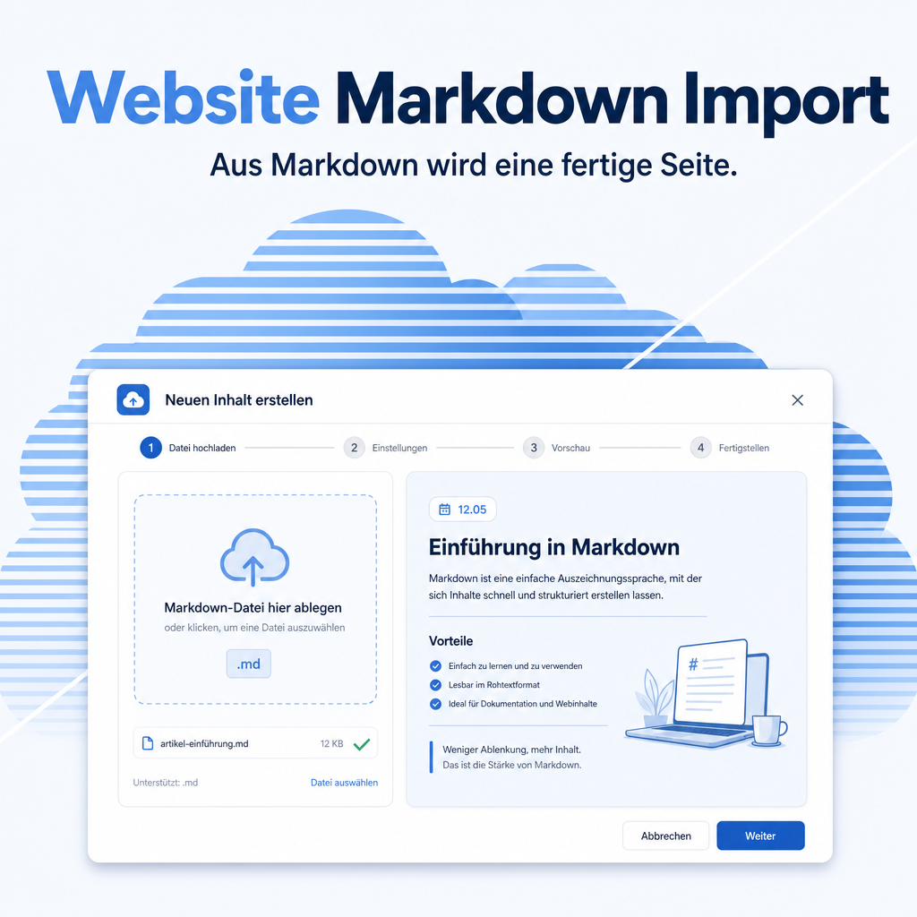 Website Markdown Import