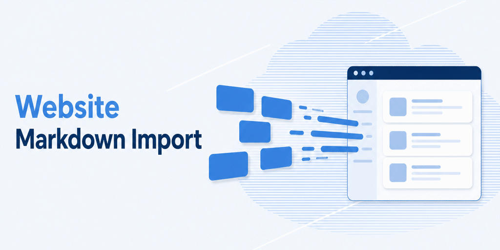 Website Markdown Import