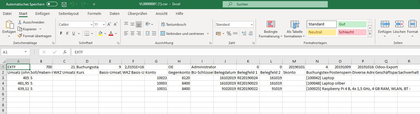 Das Fibu Paket für Ihr ownERP System