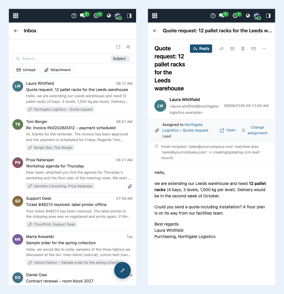 Funktioniert auf dem Smartphone — und merkt sich Ihr Layout